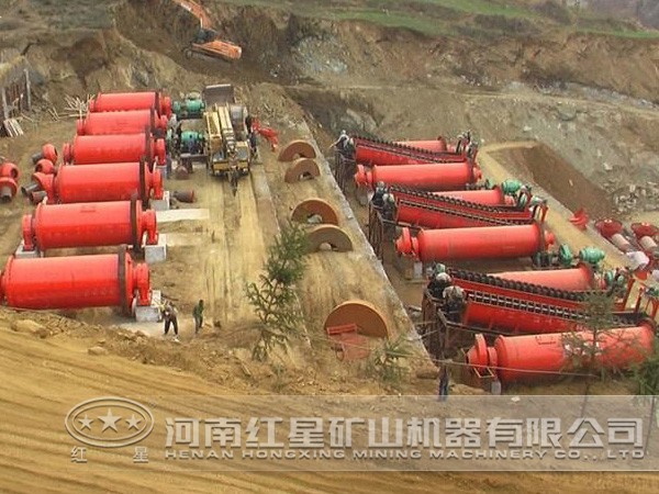 球磨機現(xiàn)場圖