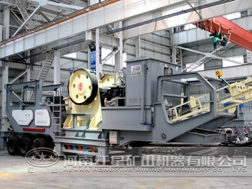 輪胎移動破碎站