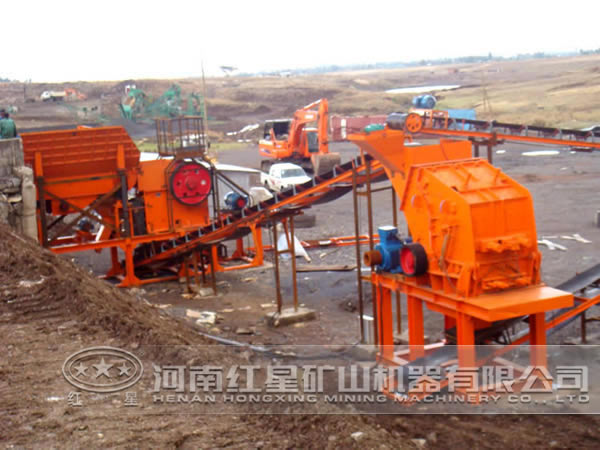 煤矸石粉碎工藝