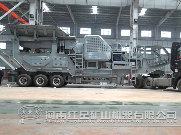 輪胎式移動破碎站