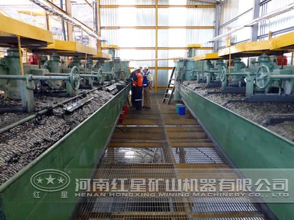 銅藍礦選礦生產(chǎn)線