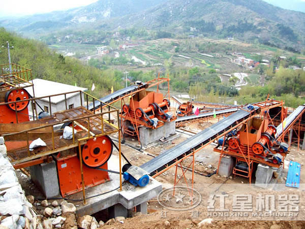 海泡石加工工藝現(xiàn)場