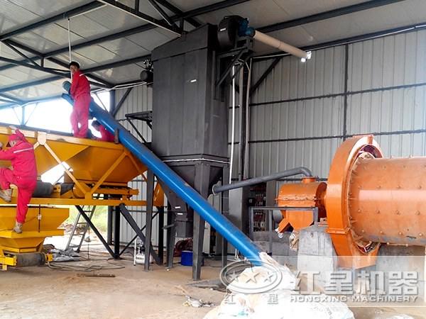 氧化錳選礦生產(chǎn)線現(xiàn)場(chǎng)