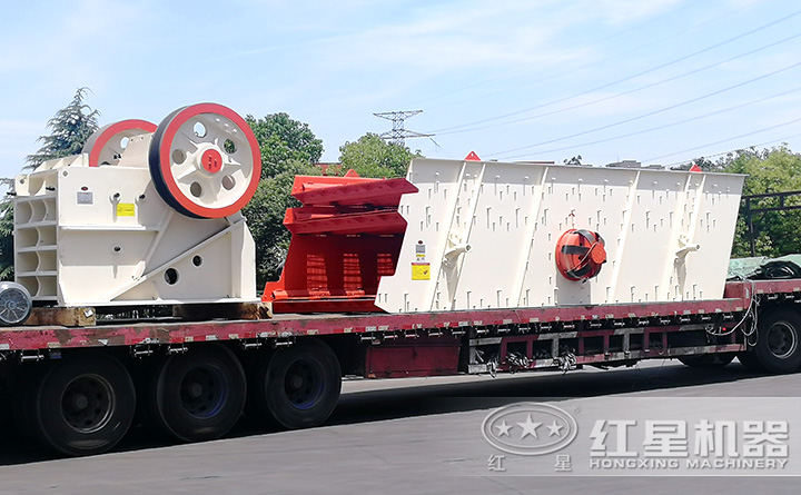 巖石加工設備發(fā)貨圖