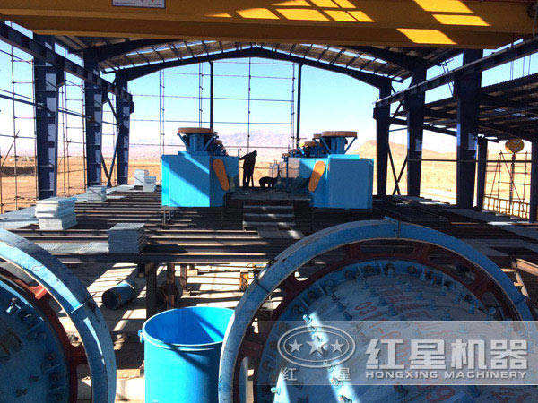 浮選工藝現(xiàn)場