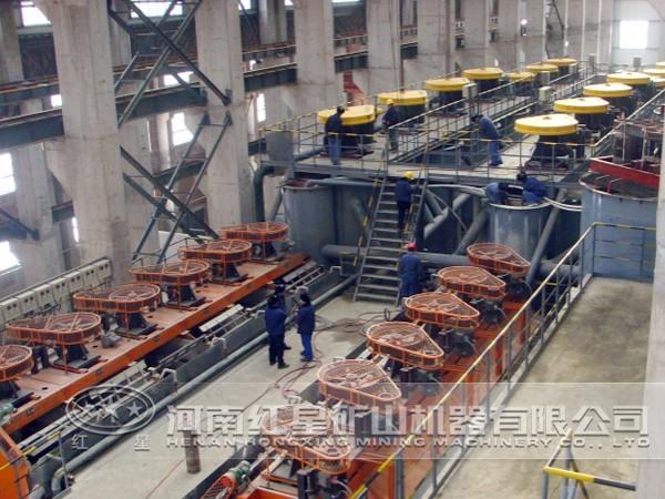 煤泥浮選工藝現(xiàn)場