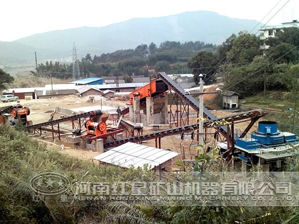 干法制砂工藝作業(yè)現(xiàn)場(chǎng)