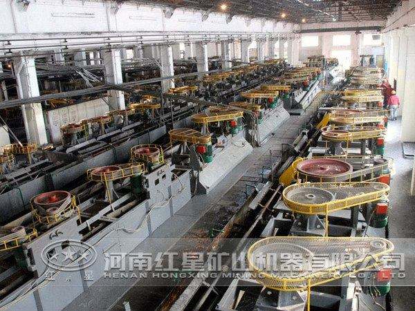 磁選工藝作業(yè)現(xiàn)場(chǎng)