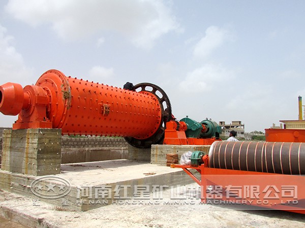 磁選工藝現(xiàn)場