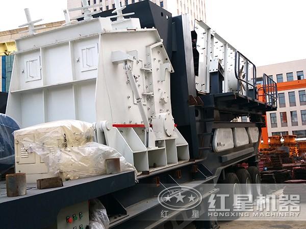 反擊式移動(dòng)破碎站性能