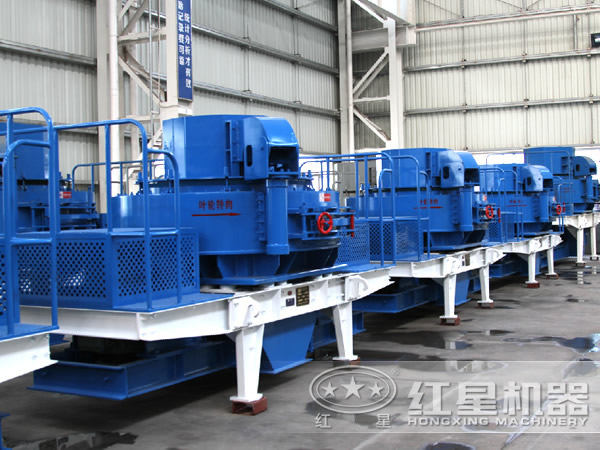 制砂機車間生產(chǎn)