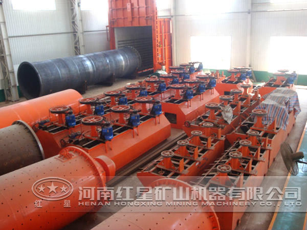 銅礦浮選機車間