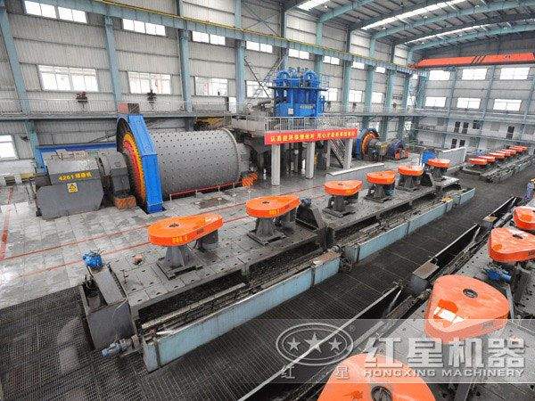 選礦生產(chǎn)線現(xiàn)場(chǎng)