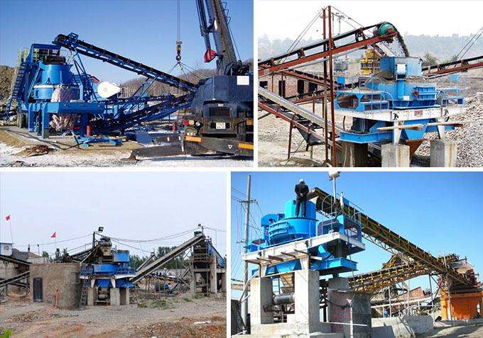 制砂機(jī)作業(yè)現(xiàn)場(chǎng)