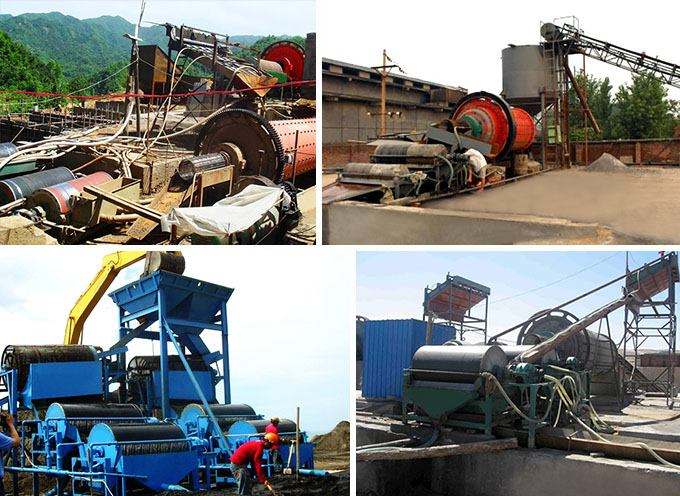 小型磁選機(jī)不同作業(yè)現(xiàn)場(chǎng)