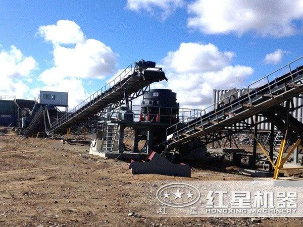 圓錐破作業(yè)現(xiàn)場