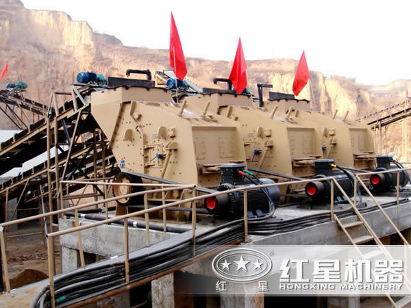 細碎機作業(yè)現(xiàn)場