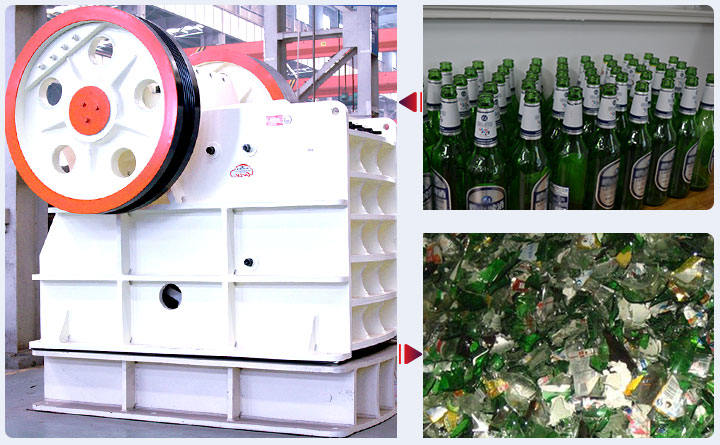 廢玻璃瓶粉碎機(jī)