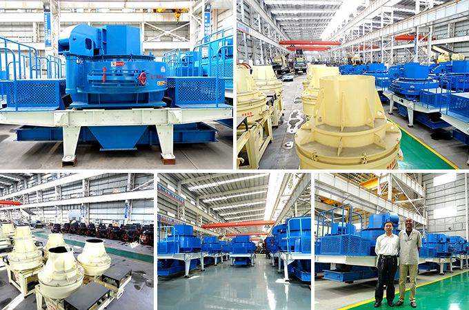 不同角度的河卵石制砂機