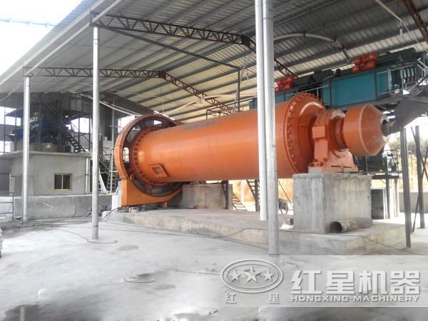 球磨機作業(yè)現場圖