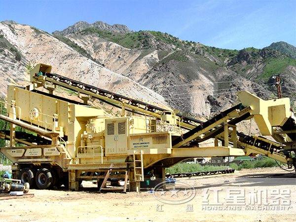 配置在移動破碎機(jī)上的圓振動篩