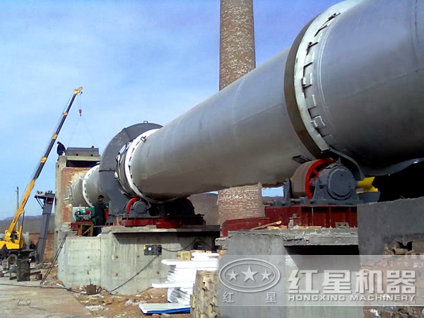 焦炭烘干機(jī)安裝現(xiàn)場(chǎng)
