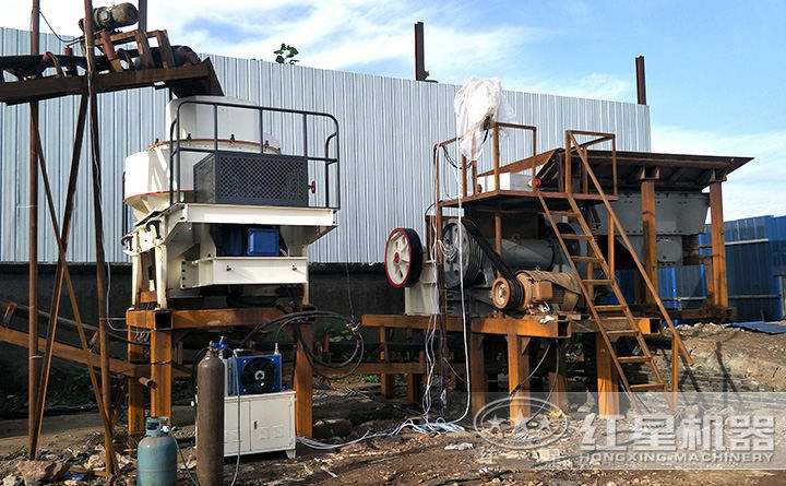 制砂生產(chǎn)線客戶現(xiàn)場