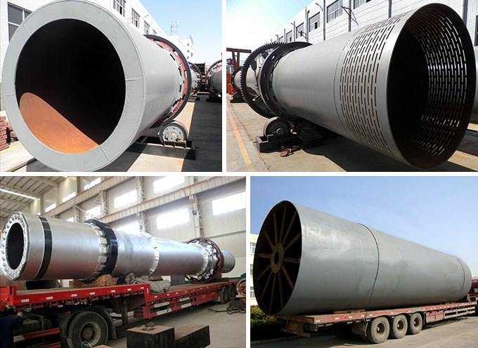 不同角度的單筒冷卻機