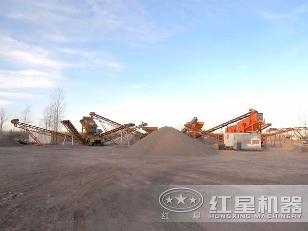 移動(dòng)碎石制砂生產(chǎn)線