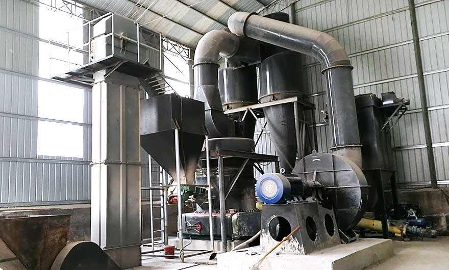 山西長子縣煤矸石磨粉生產(chǎn)線