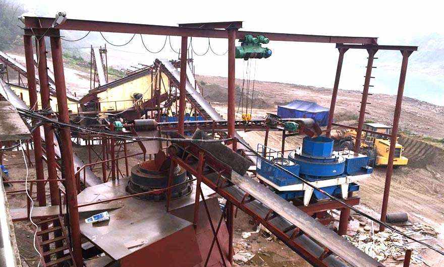 時(shí)產(chǎn)200噸煤矸石制砂生產(chǎn)線