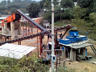 山東時(shí)產(chǎn)400-500噸河卵石制砂生產(chǎn)線案例