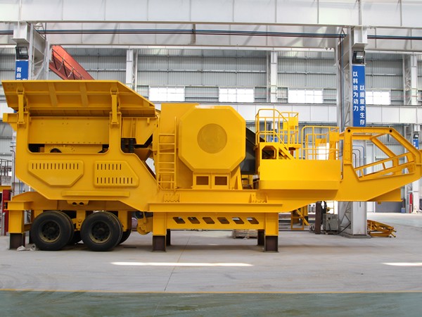 移動式顎式破碎站