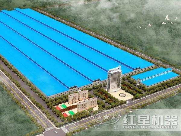 球磨機廠家鳥瞰圖