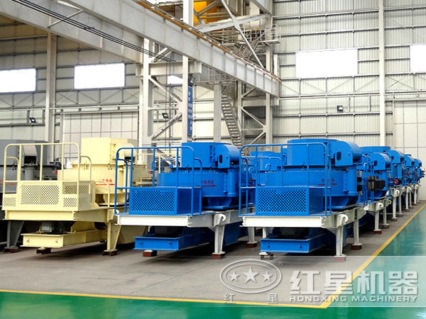 沖擊式制砂機(jī)生產(chǎn)車(chē)間