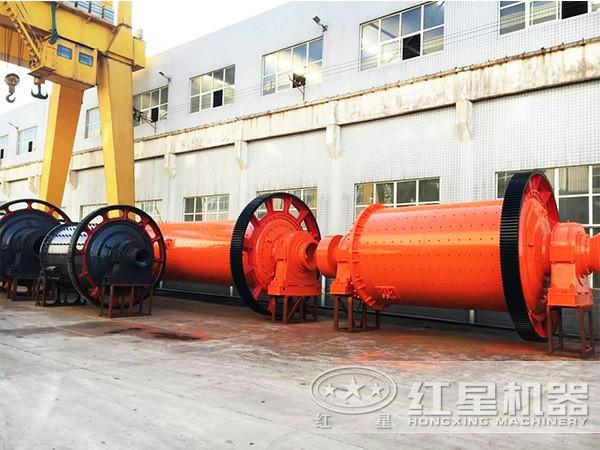 不同規(guī)格型號的球磨機