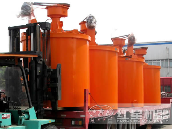 攪拌桶發(fā)貨現場