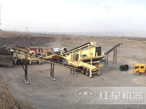 移動破碎生產(chǎn)線