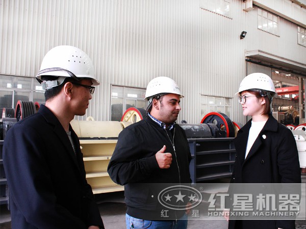 來廠參觀的客戶