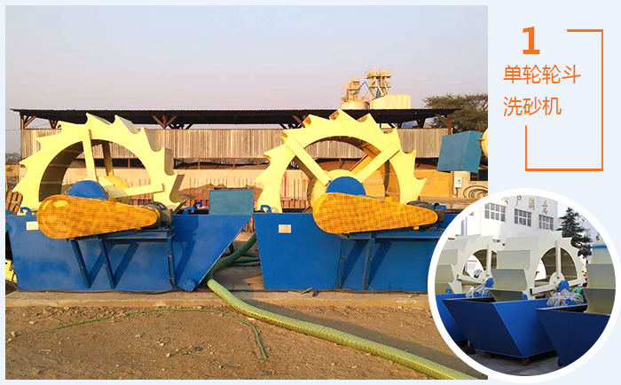 單輪輪斗洗砂機