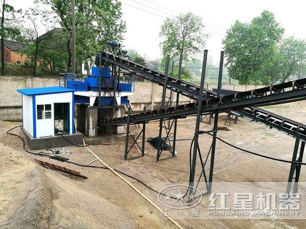 制砂機作業(yè)現(xiàn)場