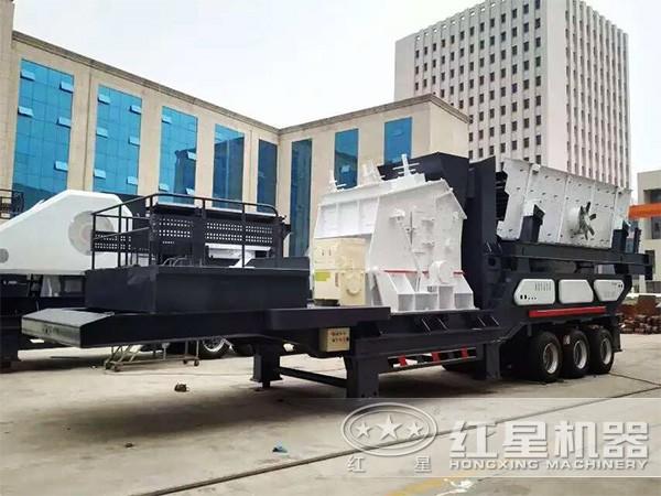 車載式打石機和反擊式破碎機結(jié)合圖