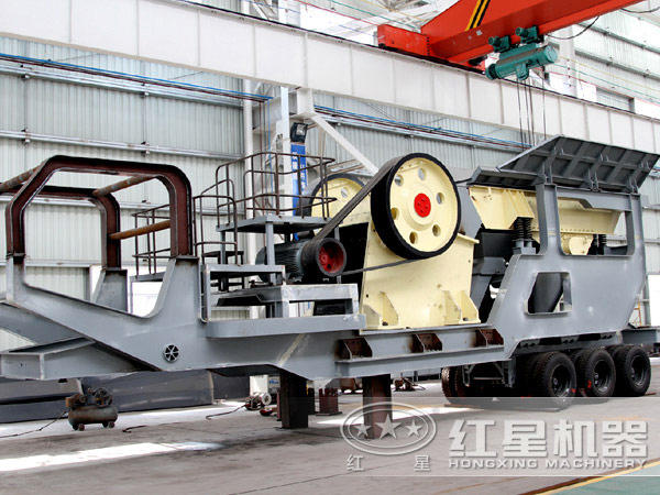 顎式碎石機(jī)與移動(dòng)式破碎機(jī)搭配圖