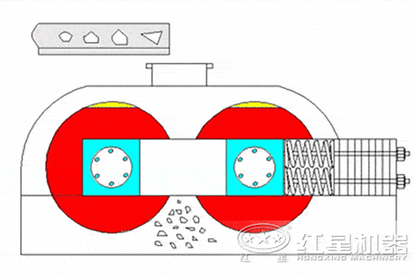 對輥式破碎機工作原理圖
