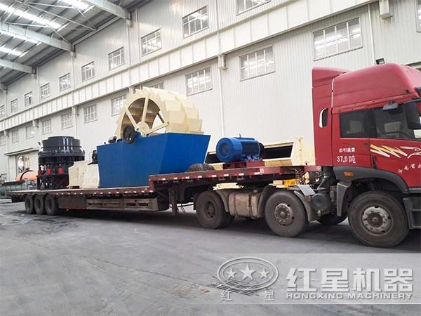 湖北隨州350t/h制砂生產(chǎn)線發(fā)貨圖