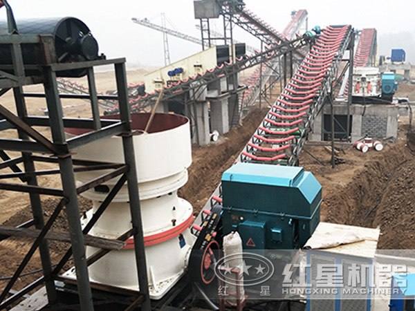 自動化程度高且環(huán)保的單缸液壓圓錐破碎機