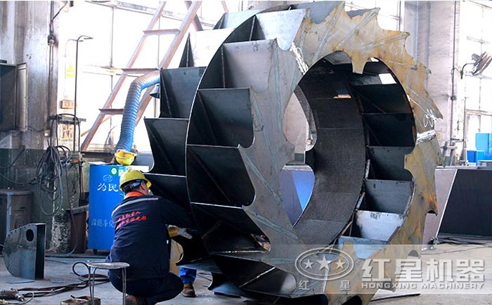 洗砂機現(xiàn)場圖