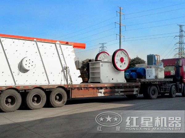 紅星白榴石破碎機(jī)發(fā)貨圖