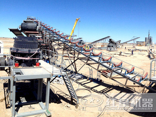 圓錐破碎機(jī)破碎效果好，顆粒均勻