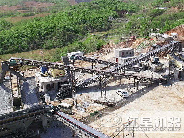 紅星破碎機工作現(xiàn)場